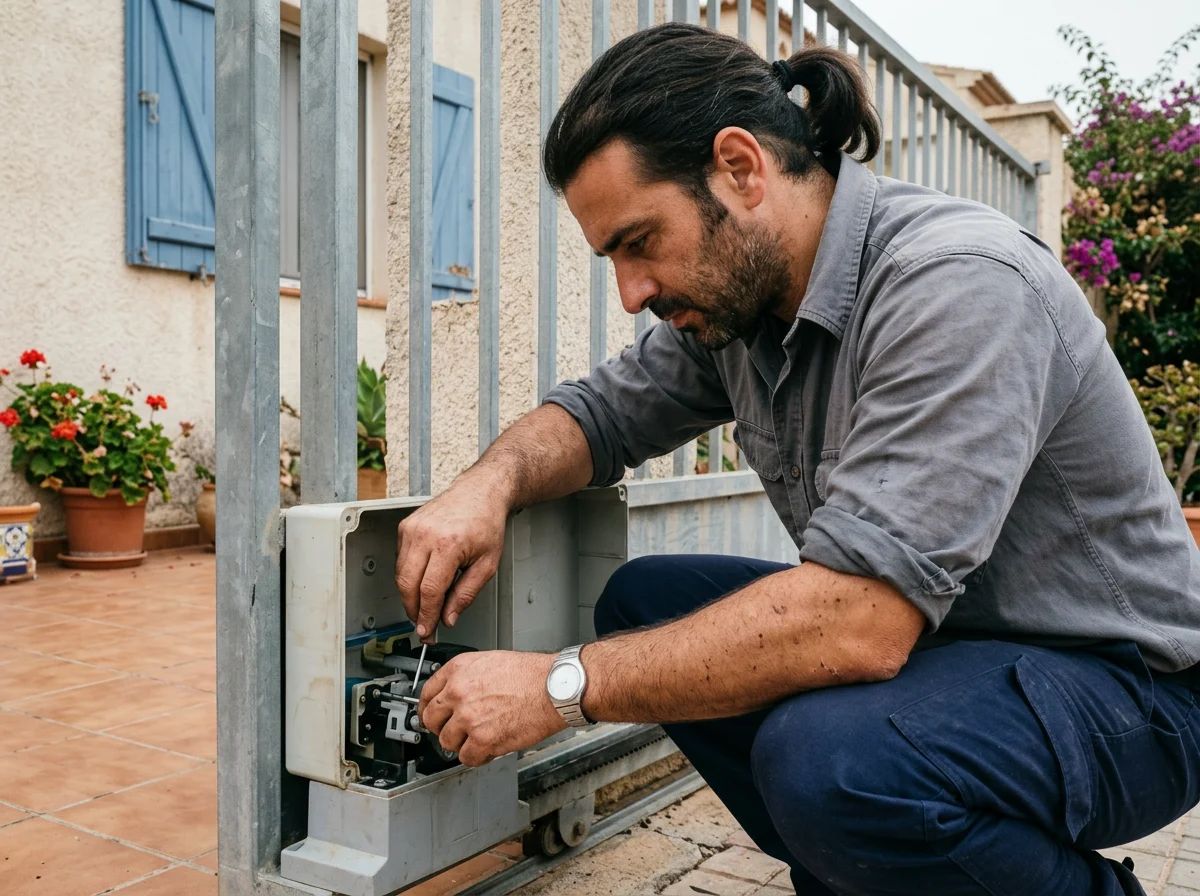 Automatismos de puertas en Benitachell: ajuste del final de carrera
