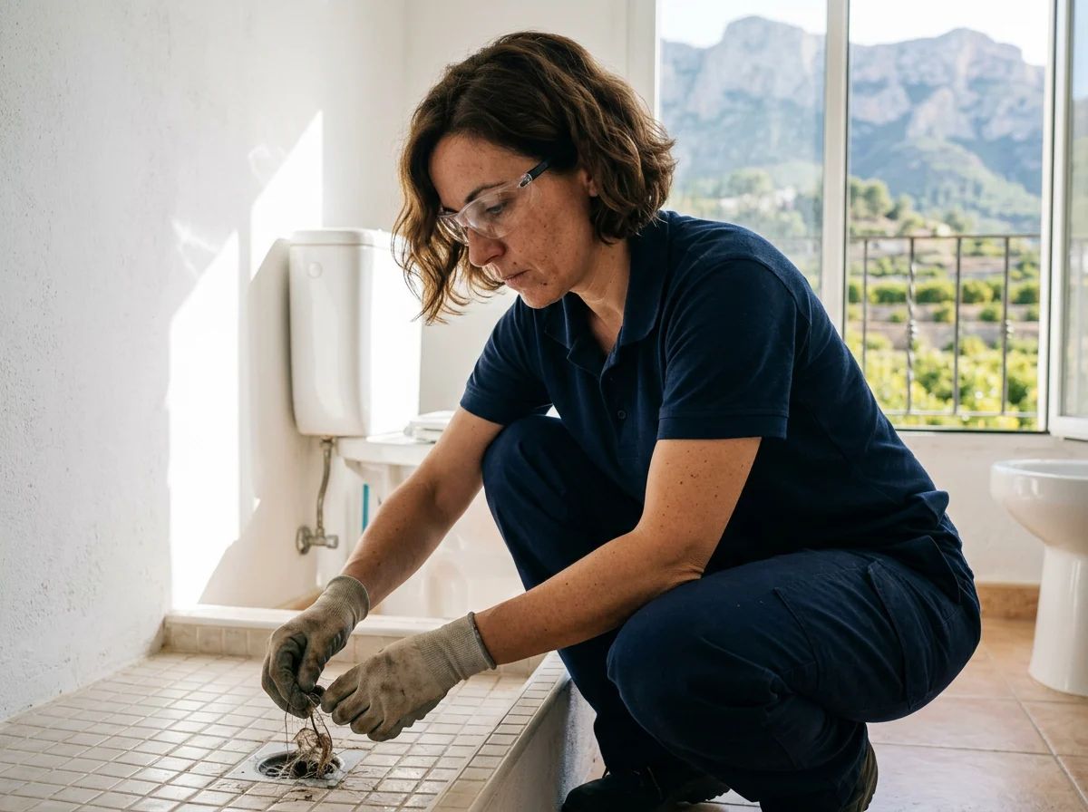Desatascos en Senija: limpieza del desagüe de la ducha