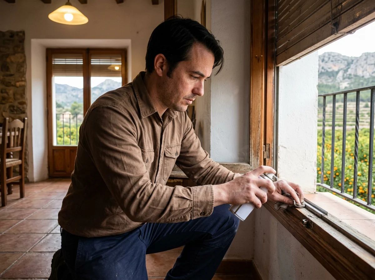 Reparación de persianas en Alcalalí: engrase de la guía