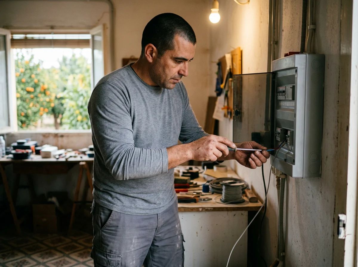 Electricistas en Rojales: conexión de un magnetotérmico
