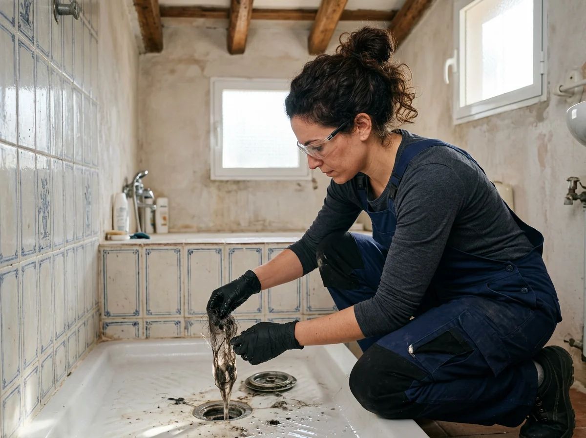 Desatascos en Busot: limpieza del desagüe de la ducha