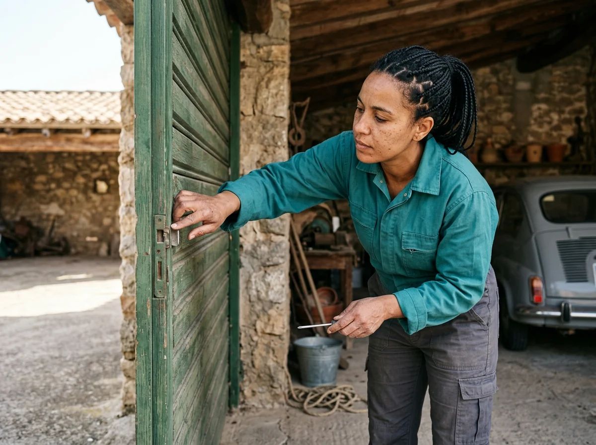 Puertas de garaje en Agres: revisión de las lamas de una enrollable