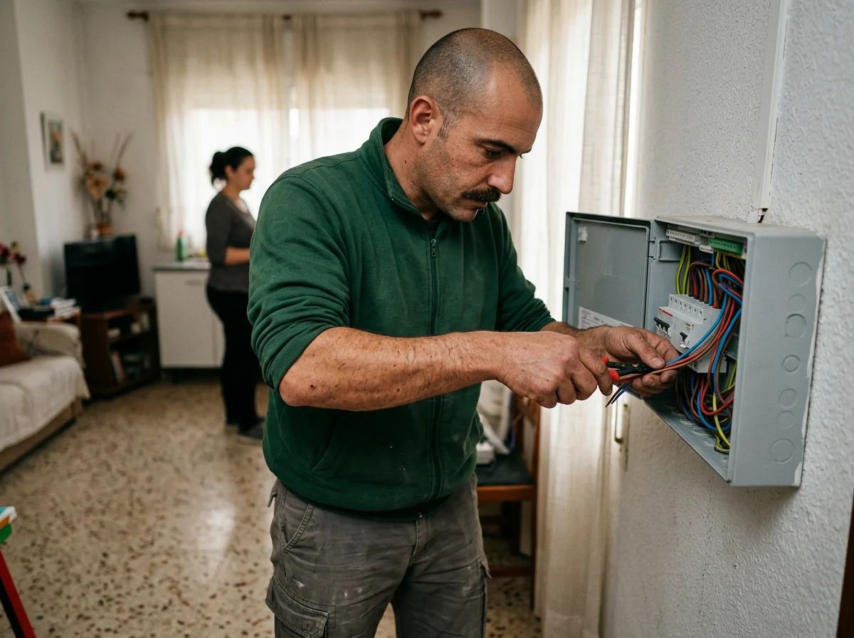 Electricistas en Campo de Mirra: cuadro eléctrico ordenado