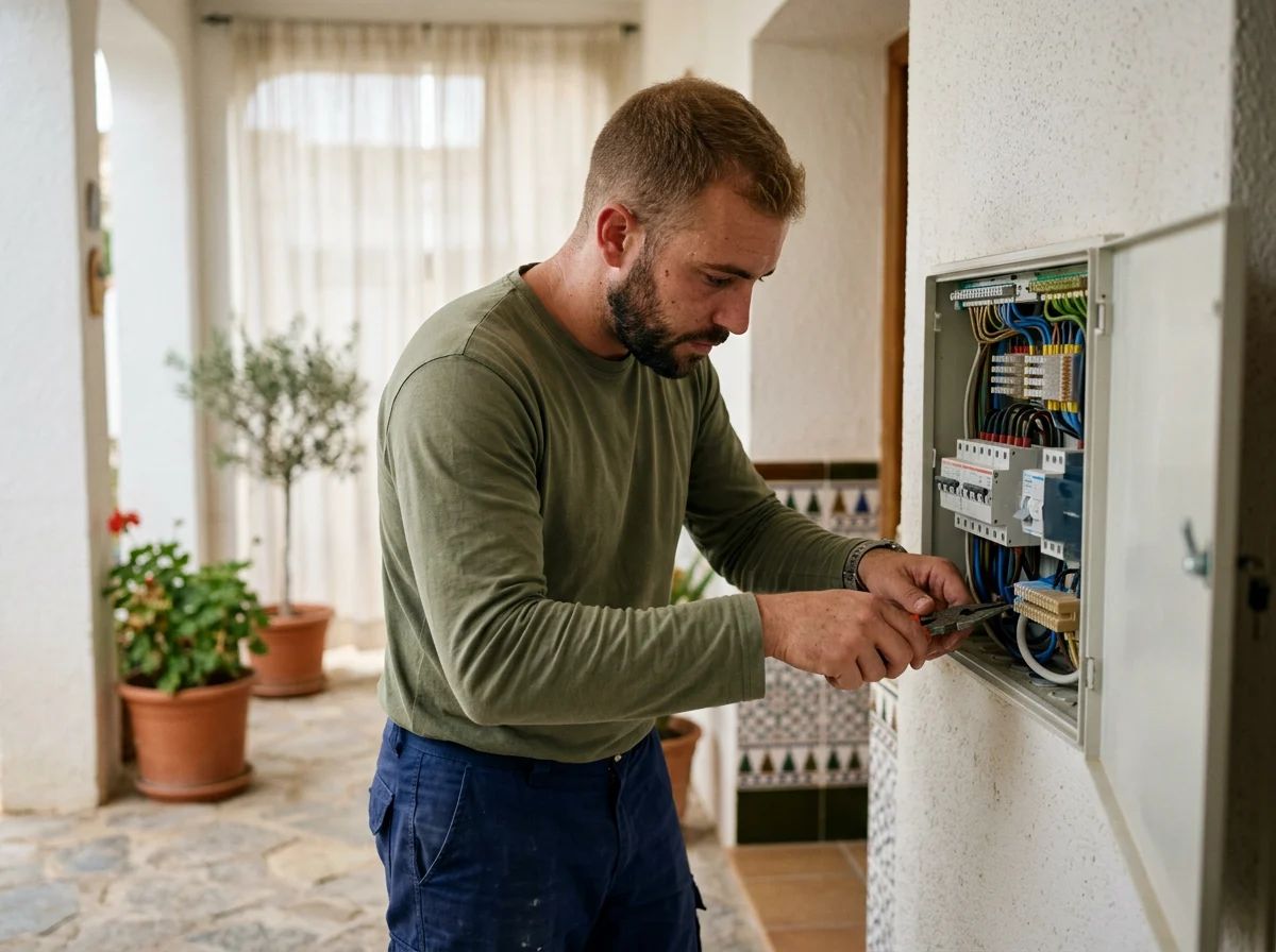 Electricistas en Benferri: cuadro eléctrico ordenado