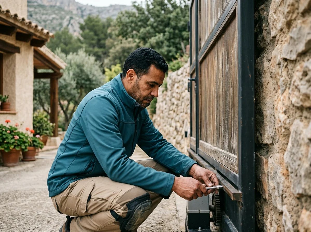 Automatismos de puertas en Jijona: revisión de la cremallera y el piñón