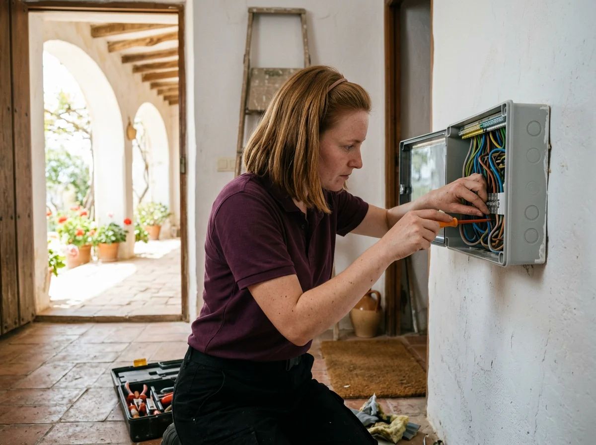 Electricistas en Benimeli: cuadro eléctrico ordenado