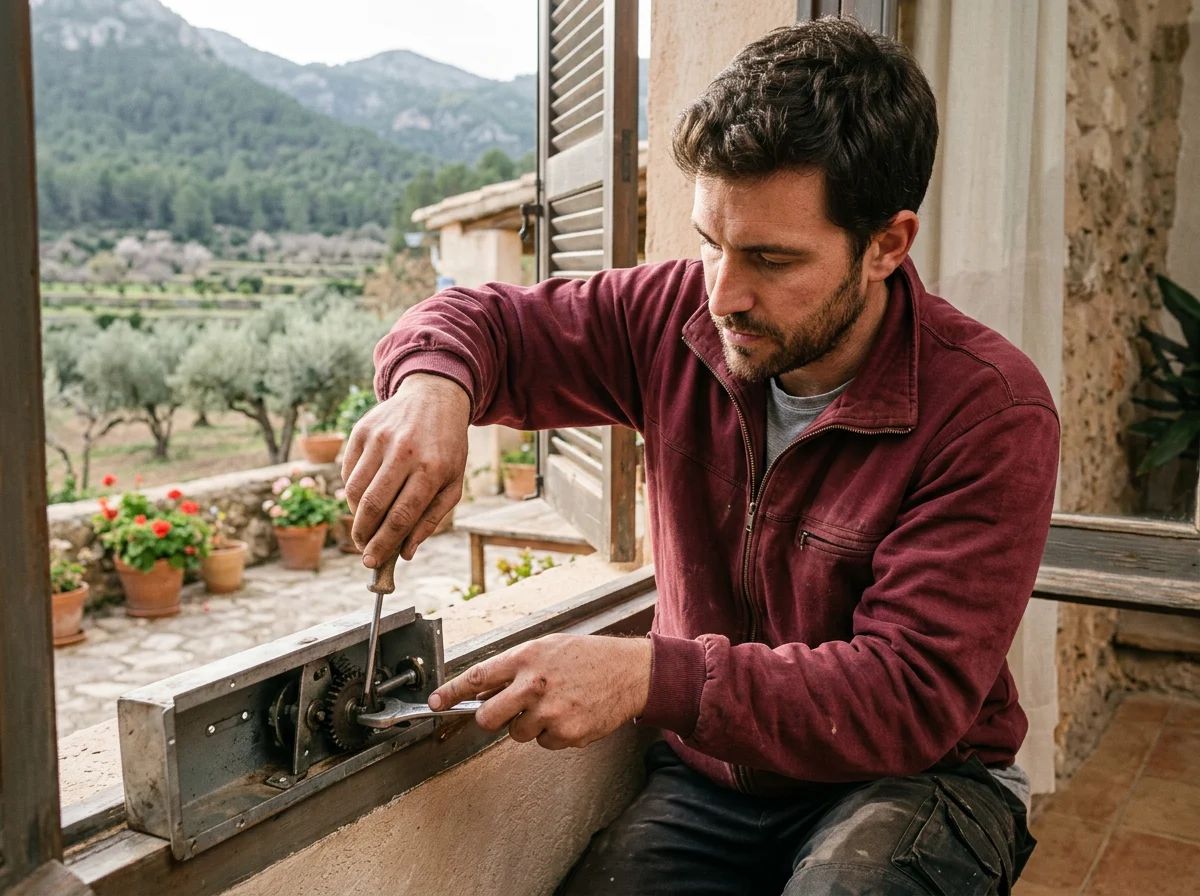 Reparación de persianas en Banyeres de Mariola: reparación de la caja de la manivela