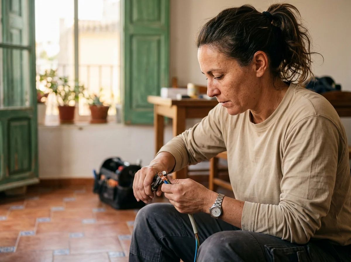 Electricistas en Gata de Gorgos: crimpado de terminales