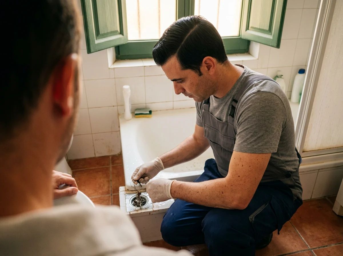 Desatascos en Alcalalí: limpieza del desagüe de la ducha