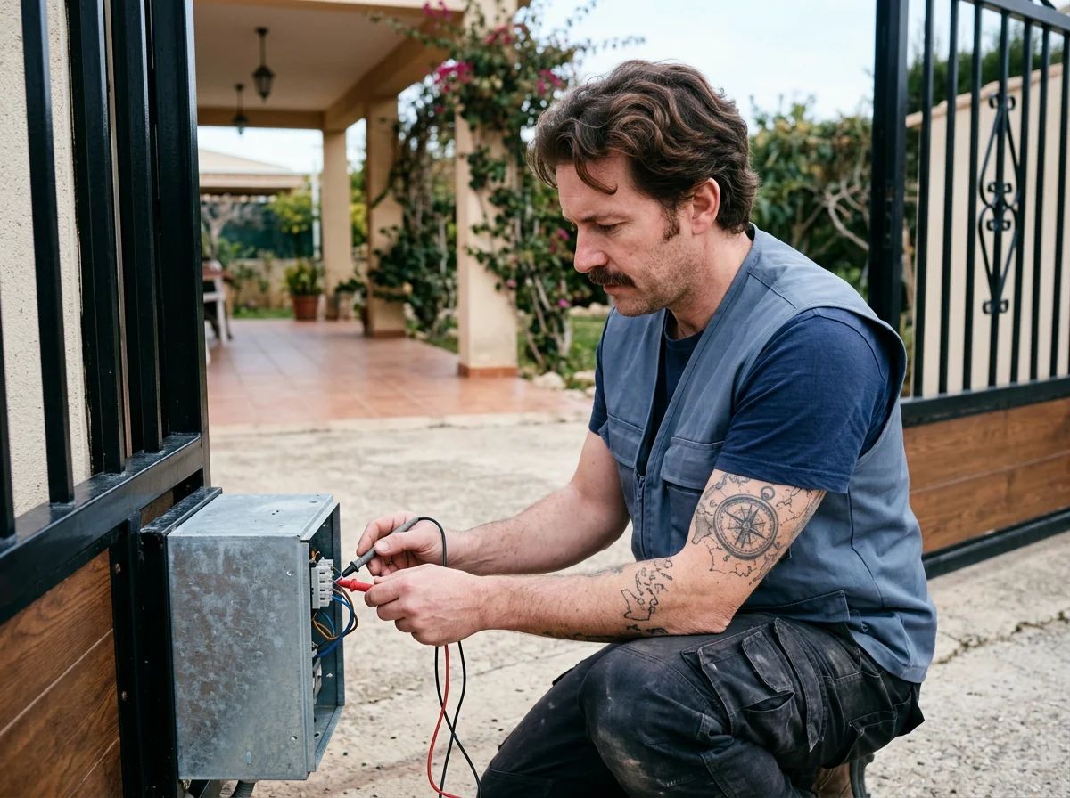 Automatismos de puertas en Benferri: medición del cableado del motor