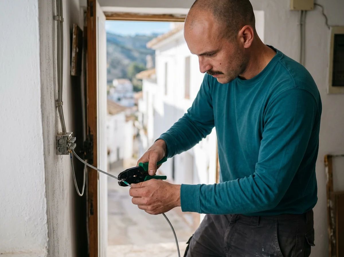 Electricistas en Gaianes: crimpado de terminales