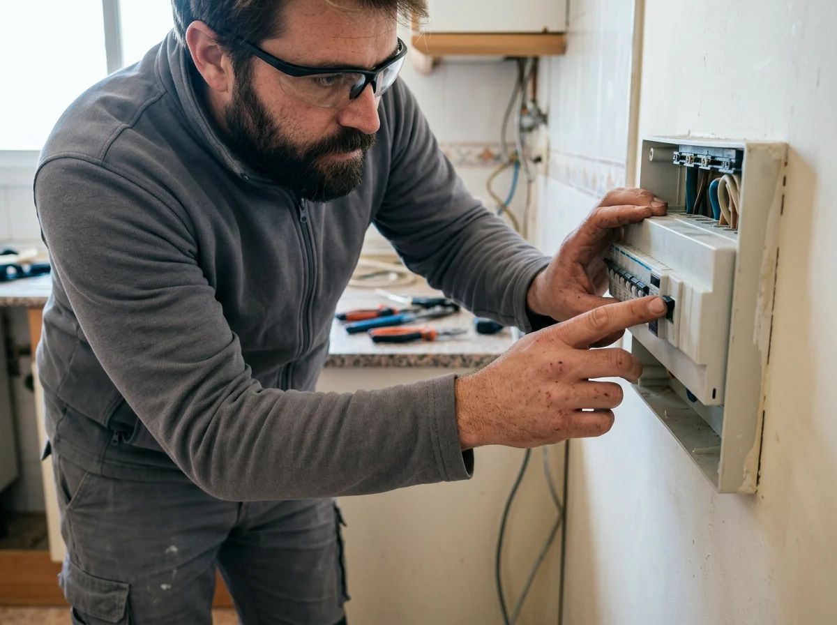 Electricistas en Mutxamel: prueba del diferencial