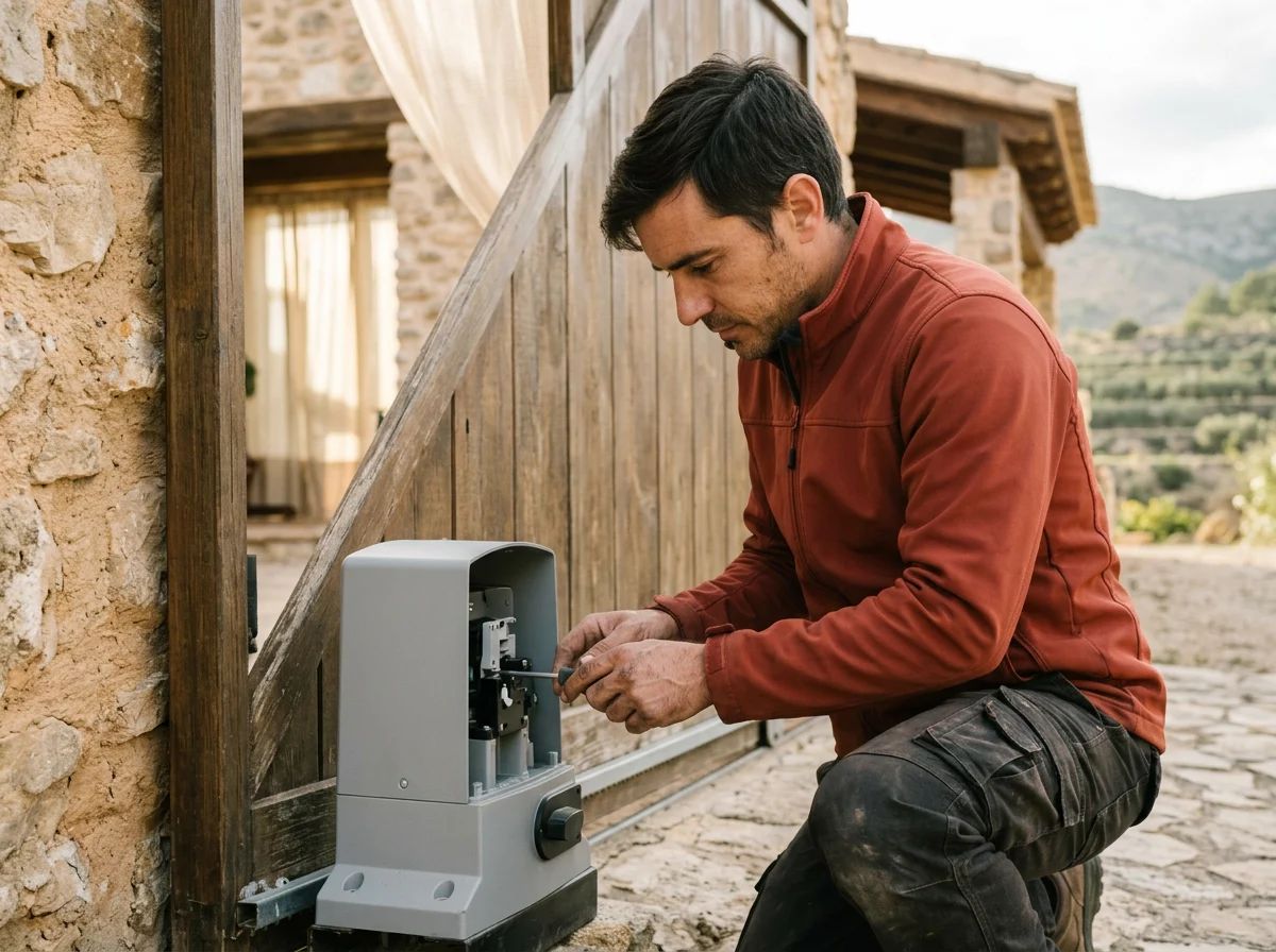 Automatismos de puertas en Cocentaina: ajuste del final de carrera
