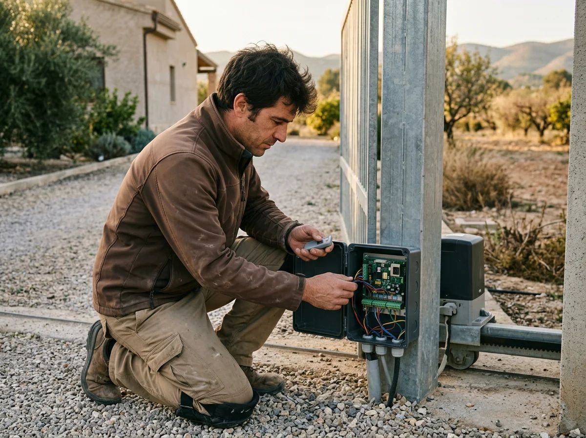 Automatismos de puertas en Callosa d'en Sarrià: programación de un mando