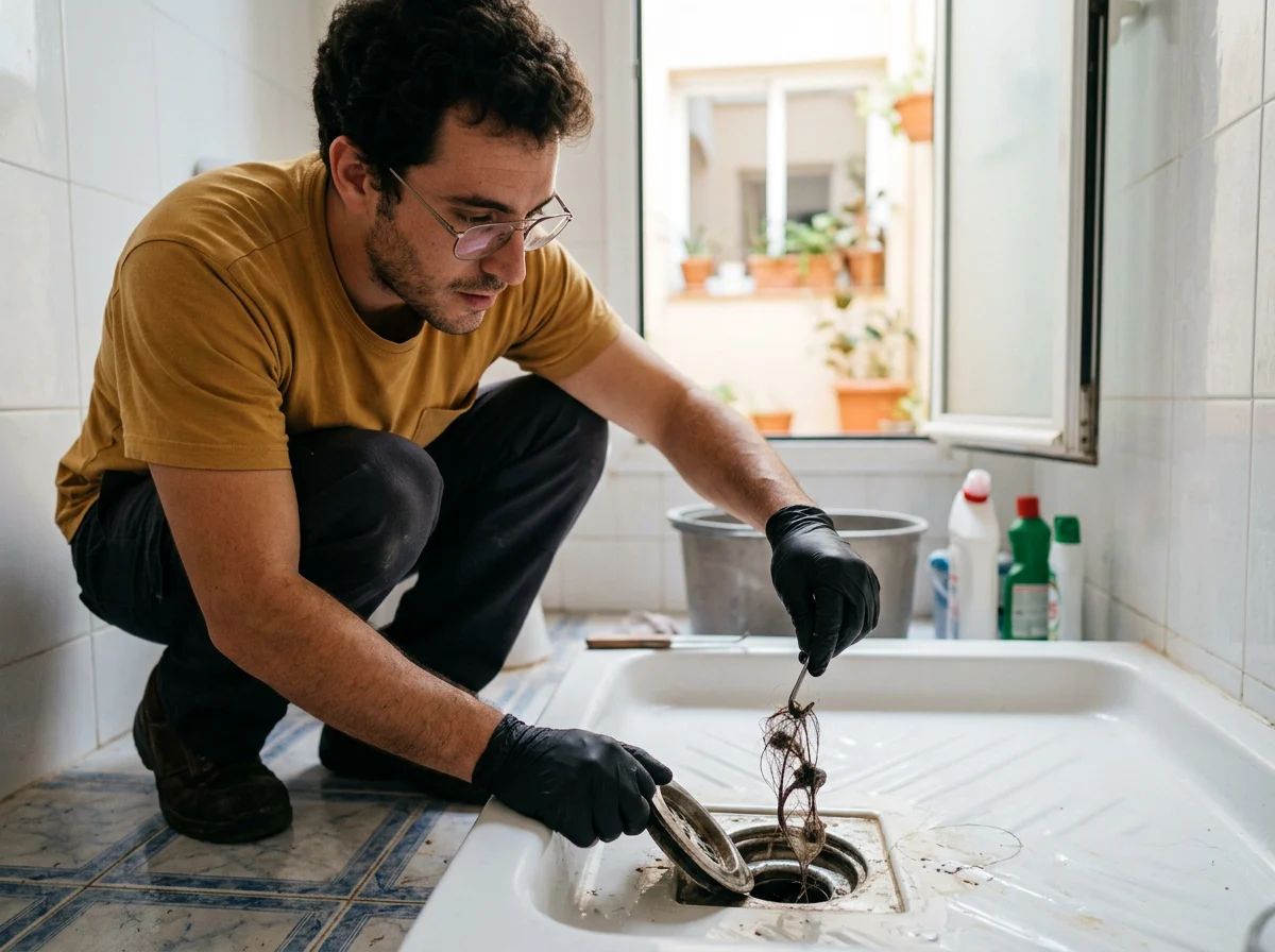 Desatascos en Elche: limpieza del desagüe de la ducha