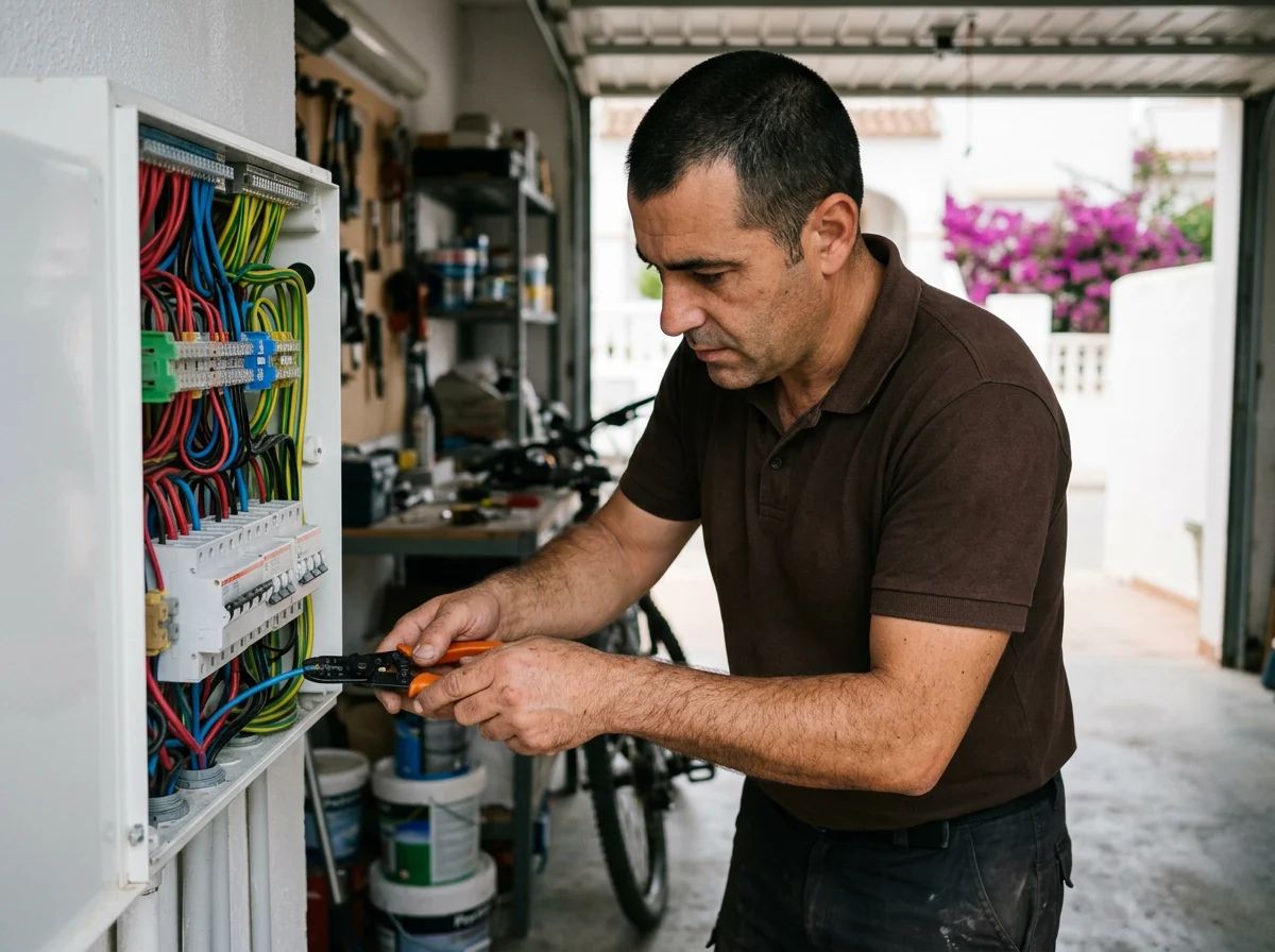 Electricistas en El Verger: cuadro eléctrico ordenado