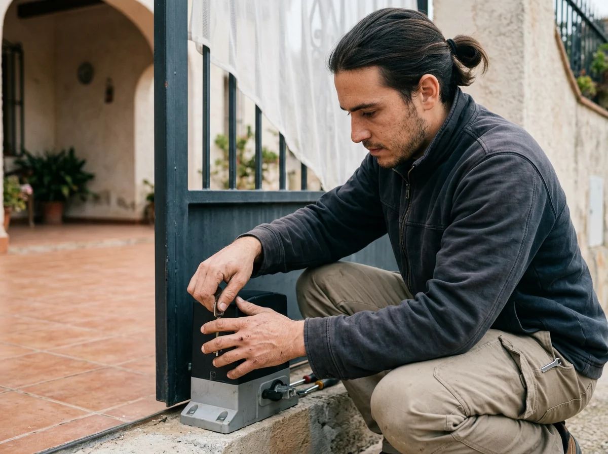 Automatismos de puertas en Bolulla: desbloqueo manual del motor