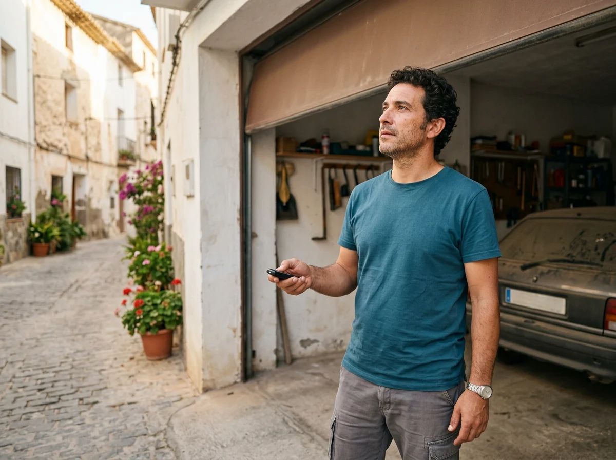 Puertas de garaje en Benilloba: prueba del mando