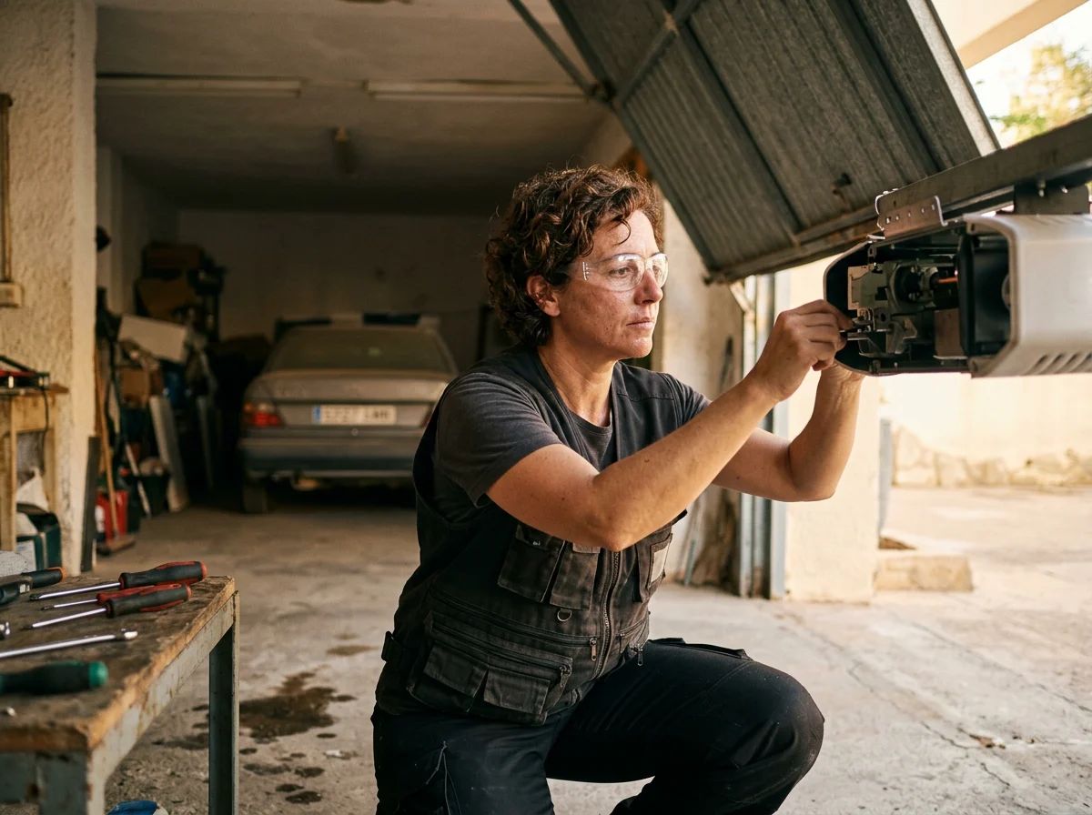 Puertas de garaje en Hondón de las Nieves: ajuste del recorrido del motor
