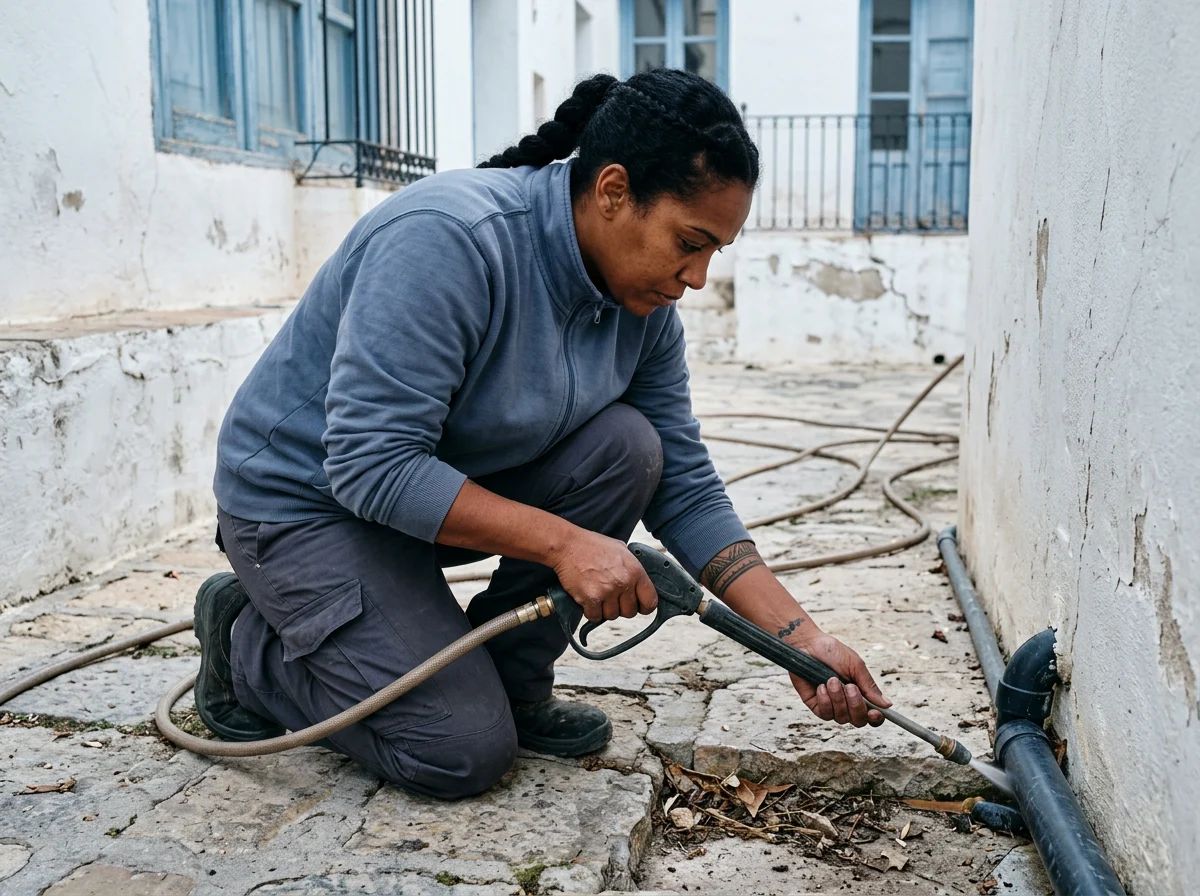 Desatascos en Altea: boquilla de agua a presión