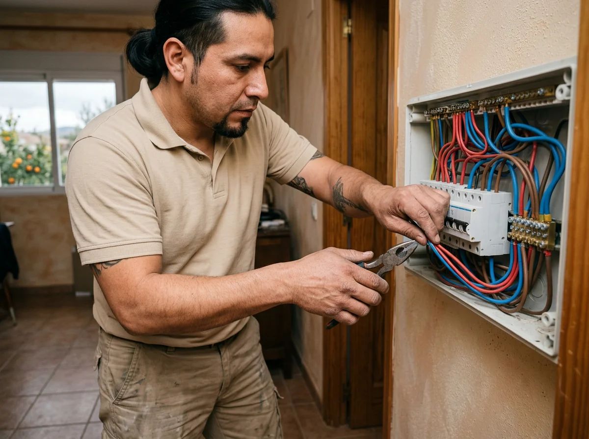 Electricistas en Ondara: cuadro eléctrico ordenado